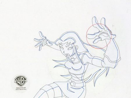 Teen Titans Original Production Drawing: Starfire Online