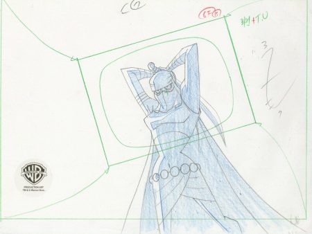 Batman Beyond Original Production Drawing: Curare Fashion