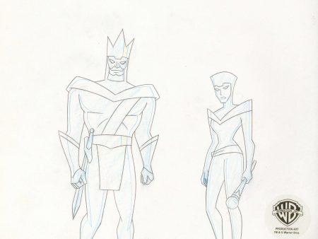 Batman Beyond Original Production Drawing: King and Queen Cheap