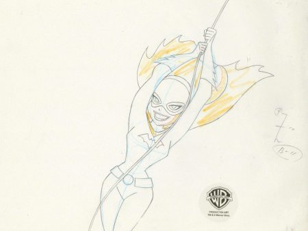 The New Batman Adventures Original Production Drawing: Batgirl Discount