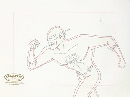 Justice League Original Production Drawing: The Flash Online