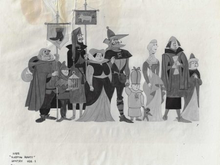 Sleeping Beauty Original Production Model Sheet: Gentry Online Sale