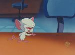 Pinky And The Brain Original Production Cel: Brain Fashion