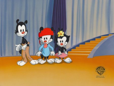 Animaniacs Original Production Cel: Yakko, Wakko, and Dot Sale