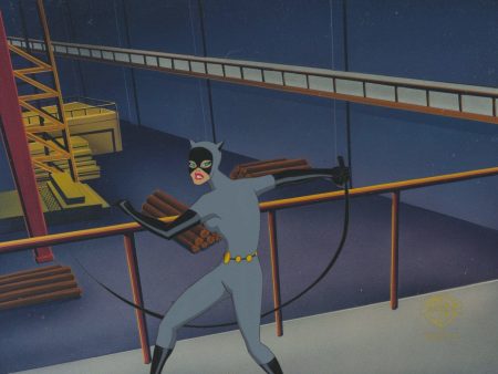 Batman The Animated Series Original Production Cel: Catwoman For Sale