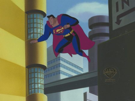 Superman the Animated Series Original Production Cel: Superman Online