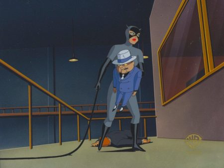 Batman The Animated Series Original Production Cel: Catwoman and Scarface Discount