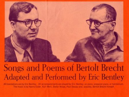 ERIC BENTLEY - BENTLEY ON BRECHT: SONGS & POEMS OF BERTOLT BRECHT (CD) on Sale