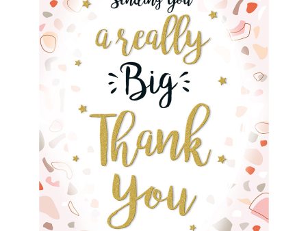 Thank You Terrazzo Greeting Card Hot on Sale