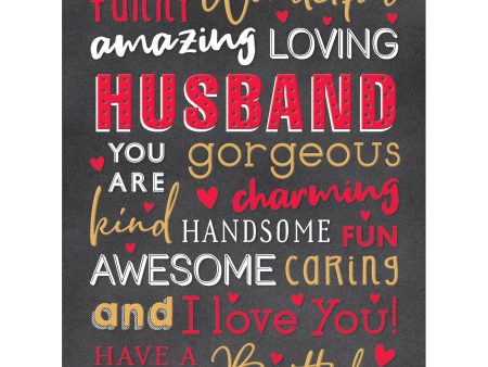 Loving Husband Birthday Greeting Card Discount