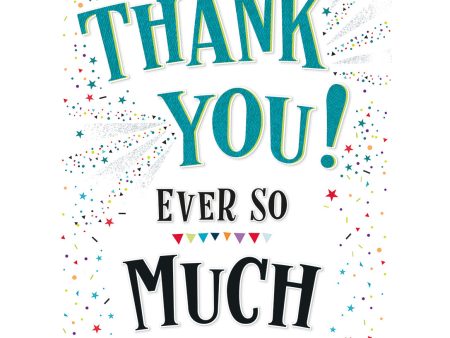 Thank You Glitz Greeting Card Fashion