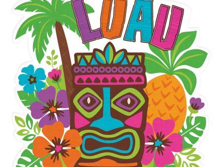 Tiki Luau Paper Cutout 15in on Sale