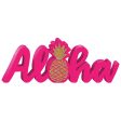 Aloha Standing Word Sign For Sale