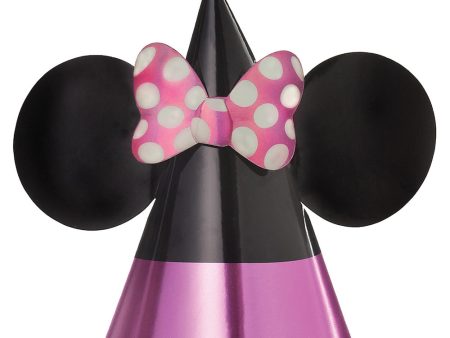 Disney Minnie Mouse Forever Cone Hats Paper 8pcs Online Hot Sale