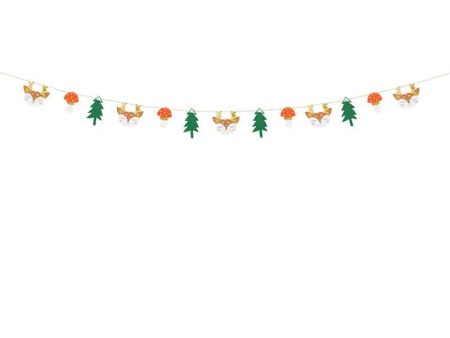 Forest Paper Garland Mix 1.7m Sale