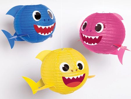 Baby Shark Paper Lantern Decoration 3pcs For Sale