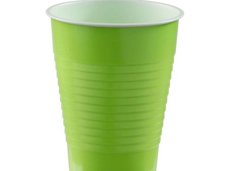 Kiwi Plastic Cups 18oz 20pcs For Sale