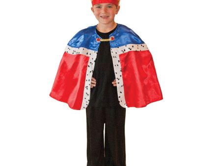 Child King s Cape & Crown Costume Online Sale