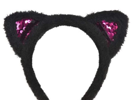 Pinky Cat Ears Headband Discount