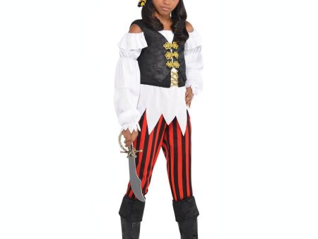 Child Pretty Scoundrel Pirate Costume Fashion