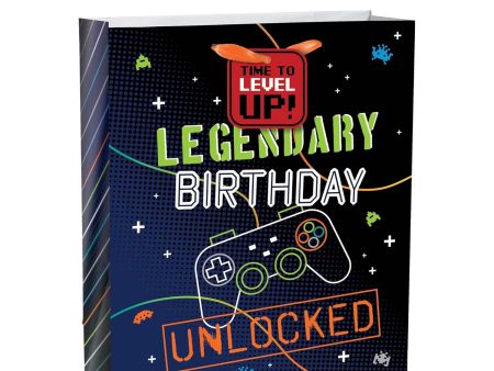 Gamer Boy Birthday Large Paper Bag with Tag For Sale