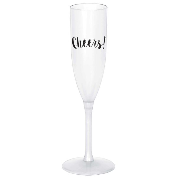 New Year Cheers Plastic Champagne Glass 4pcs Online Sale