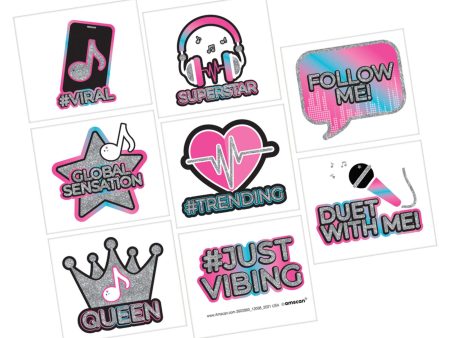 Internet Famous Glitter Tattoo Favors 8pcs Online Sale