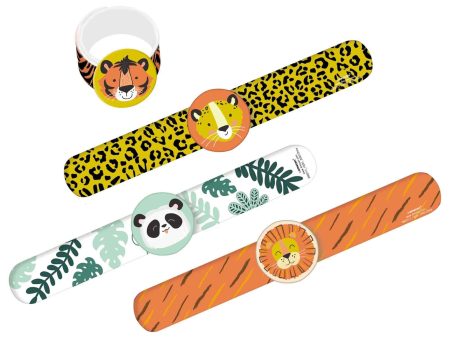 Get Wild Birthday Slap Bracelet Favors, 4pcs Online