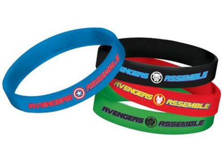 Avengers Powers Unite Rubber Bracelet Value Pack 4pcs For Sale