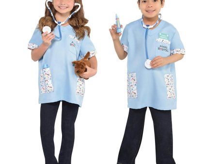 Child Veterinarian Costume Kit Supply