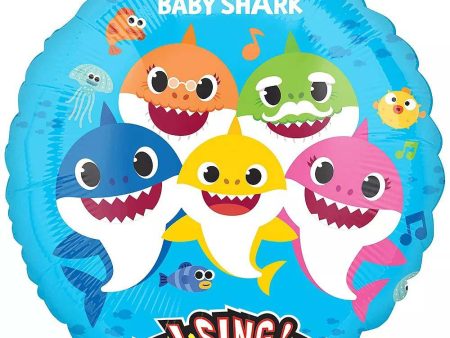 Baby Shark Sing-A-Tune Foil Balloon 71cm Fashion