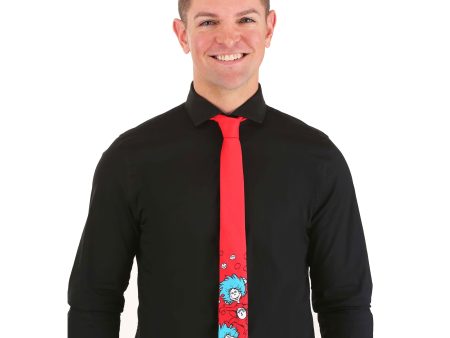 Adult Dr. Seuss Thing 1 & 2 Character Necktie Supply