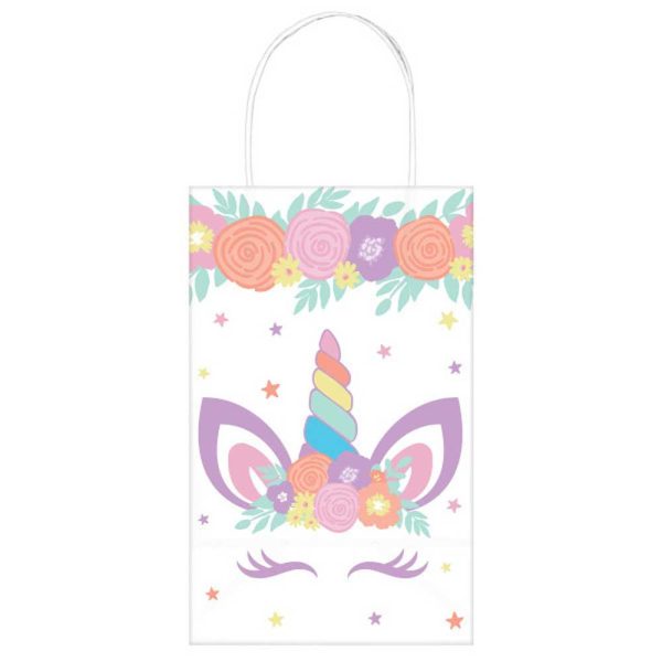 Unicorn Party Printed Paper Kraft Bags 8pcs Fashion