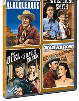 4-MOVIE MARATHON: CLASSIC WESTERNS (ALBUQUERQUE   WHISPERING SMITH   THE DUEL AT SILVER CREEK   WAR ARROW) Hot on Sale